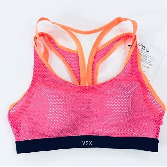 Victoria’s Secret VSX Mesh Angel Sports Bra - Picture 1 of 5